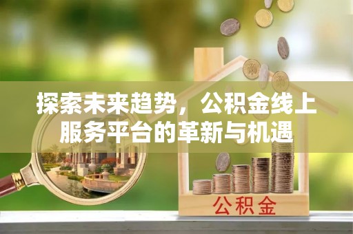 昌平探索未来趋势，公积金线上服务平台的革新与机遇