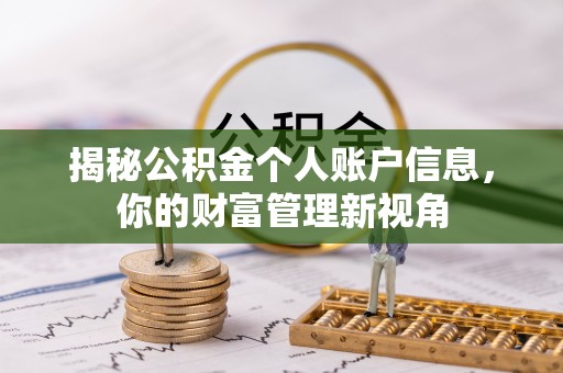 昌平揭秘公积金个人账户信息，你的财富管理新视角