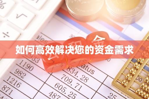 昌平如何高效解决您的资金需求